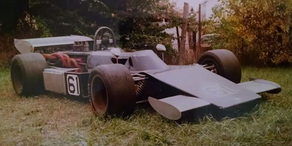 The new Rassey Formula A at the Rassey Manufacturing factory in 1974. Copyright Robin Banks-Clemens 2017. Used with permission.