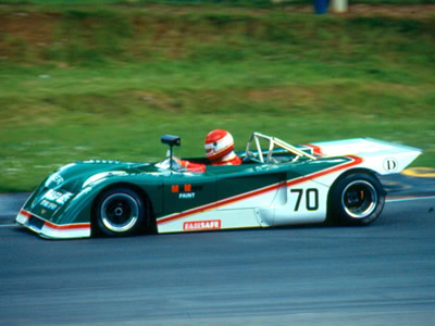 Fred Laufer's Chevron B19 at Donington Park in September 1999. Copyright Jeremy Jackson 2009. Used with permission.