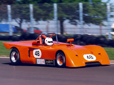 Robert Hubbs drives a Chevron B19 at Watkins Glen in September 1990. Copyright Norbert Vogel 2009. Used with permission.