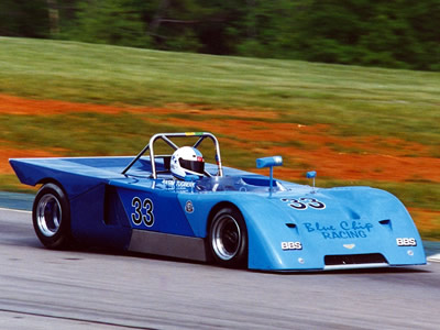 Rasim Tugberk in a Chevron B19 at Road Atlanta in April 1997. Copyright Norbert Vogel 2009. Used with permission.