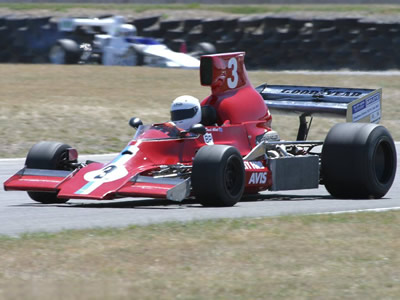 David Abbott's T430 HU1 at Skope, New Zealand in 2003, still with the T332-style nose that it had used in Australia. Copyright Warbirds Photography 2003. Used with permission.