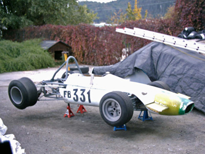 The ex-John Bolechowsky Crosslé 12F when acquired by Wade Ward. Copyright Jon Ward 2004. Used with permission.