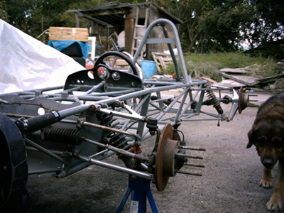 The ex-John Bolechowsky Crosslé 12F when acquired by Wade Ward. Copyright Jon Ward 2004. Used with permission.