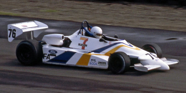 Damon Meek in his ex-John Sheldon Tiga FA82 at Sears Point in 1984.  Copyright Dan Wildhirt 2015.  Used with permission.