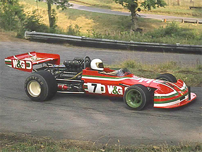 Malcolm Dungworth in his Brabham BT35X at Prescott in 1976. Copyright Steve Wilkinson 2020. Used with permission. Malcolm Dungworth in his Brabham BT35X at Prescott in 1976. Copyright Steve Wilkinson 2020. Used with permission.