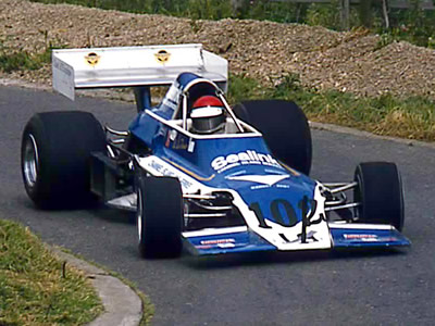 Graham Priaulx in the Chevron B30 at Harewood in 1981. Copyright Steve Wilkinson 2006. Used with permission.