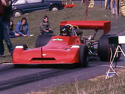 Ken Ayres in the B32 at Barbon in 1984. Copyright Steve Wilkinson 2006. Used with permission.