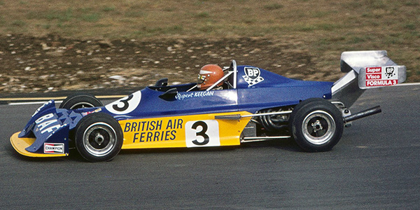 Rupert Keegan in the BAF Chevron B34 in the British GP support race at Brands Hatch in 1976. Copyright Steve Wilkinson 2016. Used with permission.