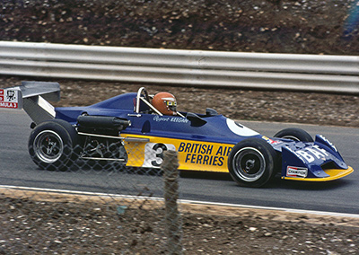 Rupert Keegan in the BAF Chevron B34 in the British GP support race at Brands Hatch in 1976. Copyright Steve Wilkinson 2016. Used with permission.