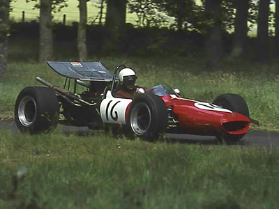 Andrew Goodfellow negotiating the Esses at Doune in June 1971. Copyright Steve Wilkinson 2006. Used with permission. Andrew Goodfellow negotiating the Esses at Doune in June 1971. Copyright Steve Wilkinson 2006. Used with permission.