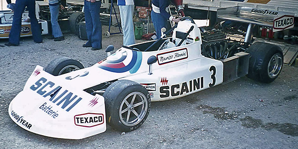The race-winning March 762 of Maurizio Flammini in the paddock at Thruxton in April 1976. Copyright Steve Wilkinson 2025. Used with permission. The race-winning March 762 of Maurizio Flammini in the paddock at Thruxton in April 1976. Copyright Steve Wilkinson 2025. Used with permission.