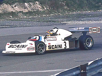 Maurizio Flammini in his works March 762 at Thruxton in April 1976. Copyright Steve Wilkinson 2025. Used with permission. Maurizio Flammini in his works March 762 at Thruxton in April 1976. Copyright Steve Wilkinson 2025. Used with permission.