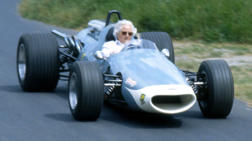 Patsy Burt in her very original McLaren M3A at Shelsley Walsh in 1988. Copyright Steve Wilkinson 2014. Used with permission.