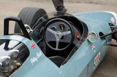 The McLaren M3A of Patsy Burt at Shelsley Walsh in 2007. Copyright Steve Wilkinson 2014. Used with permission.