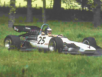 Mike MacDowel in the Palliser-Repco at Doune in 1971. Copyright Steve Wilkinson 2019. Used with permission. Mike MacDowel in the Palliser-Repco at Doune in 1971. Copyright Steve Wilkinson 2019. Used with permission.