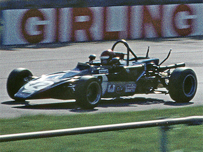 Ian Ashley in The Chequered Flag Royale RP11 at the Silverstone International Trophy in April 1972. Copyright Steve Wilkinson 2026. Used with permission.