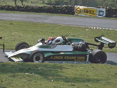 Chris Cramer in his Toleman TG280 at Barbon Manor. Copyright Steve Wilkinson 2020. Used with permission.