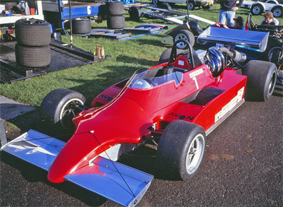 David Render's Toleman at Aintree in September 1993. Copyright Steve Wilkinson 2020. Used with permission.