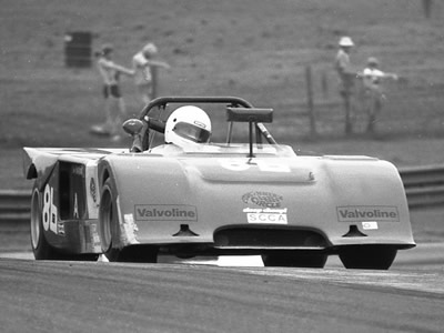 David Giorgi's Chevron B19 at Mid-Ohio in 1982. Copyright Mark Windecker 2005. Used with permission.