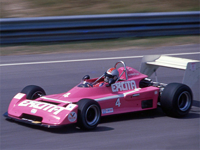 Doug Titus in Fred Opert's Chevron B45 at Mosport Park in August 1979. Copyright Mark Windecker 2005. Used with permission.