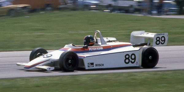 Peter Kuhn on his way to the first of his wins in 1980, in the BSR Ralt RT5 at Road America in July.  Copyright Mark Windecker 2015.  Used with permission.