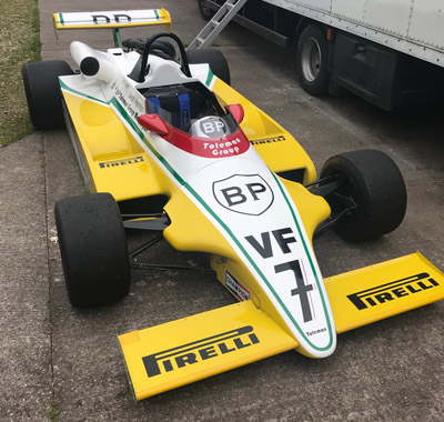 Terry Fisher's Toleman TG280 in July 2020. Copyright Chris Witty 2020. Used with permission.