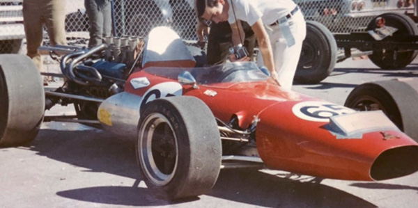 Nick Dioguardi's Formula A WRE at Stardust Raceway in February 1968. Copyright Bill Wolfe 2025. Used with permission. Nick Dioguardi's Formula A WRE at Stardust Raceway in February 1968. Copyright Bill Wolfe 2025. Used with permission.