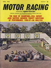 Motor Racing Magazine April 1968